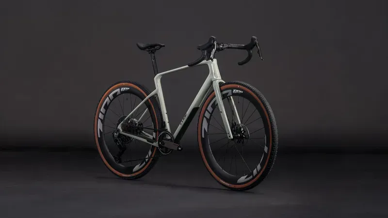 Cube Nuroad C:62 SLX Gravel Bike in Reed Beige/Chrome-1