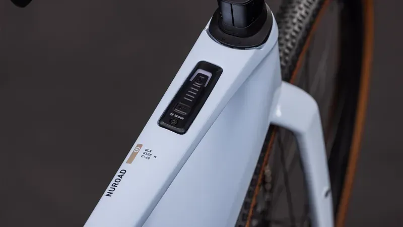 Cube Nuroad Hybrid C:62 SLX 400x E-Gravel Bike in Ice Blue/Prism-2