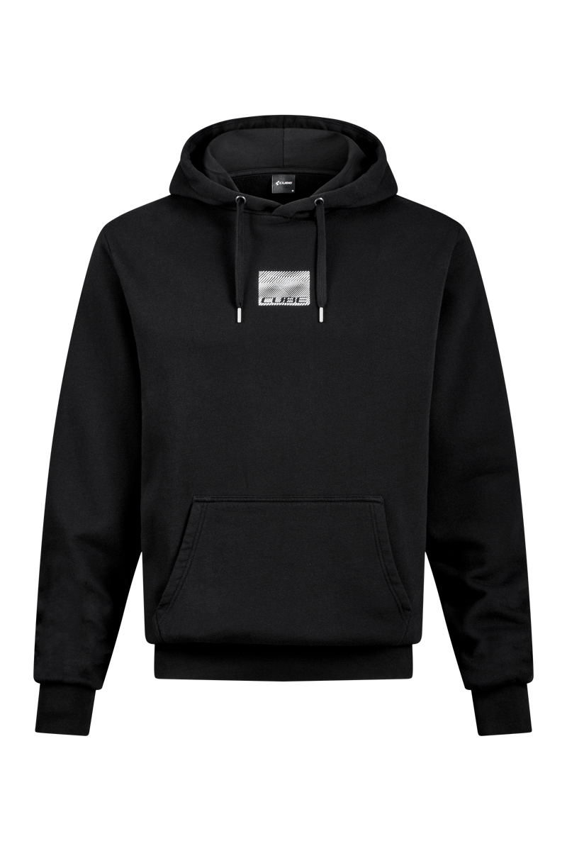 Cube Organic Hoodie Grid in Black