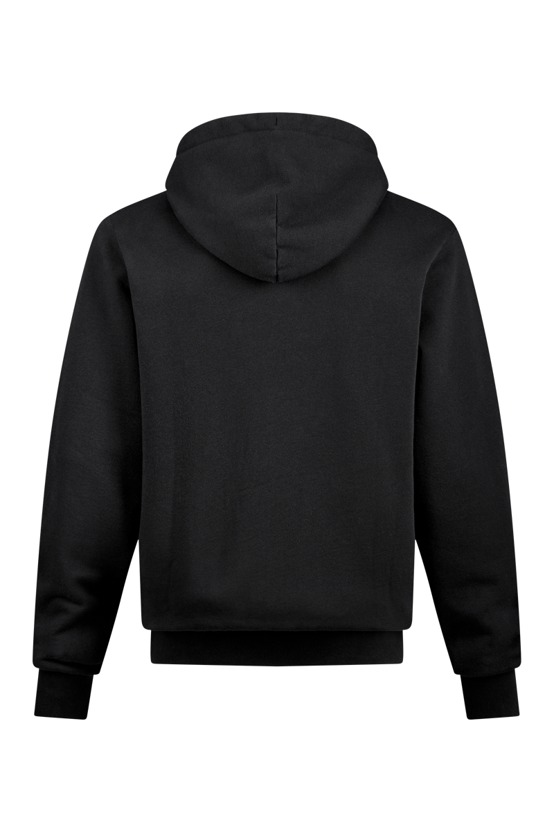Cube Organic Hoodie Grid in Black-1