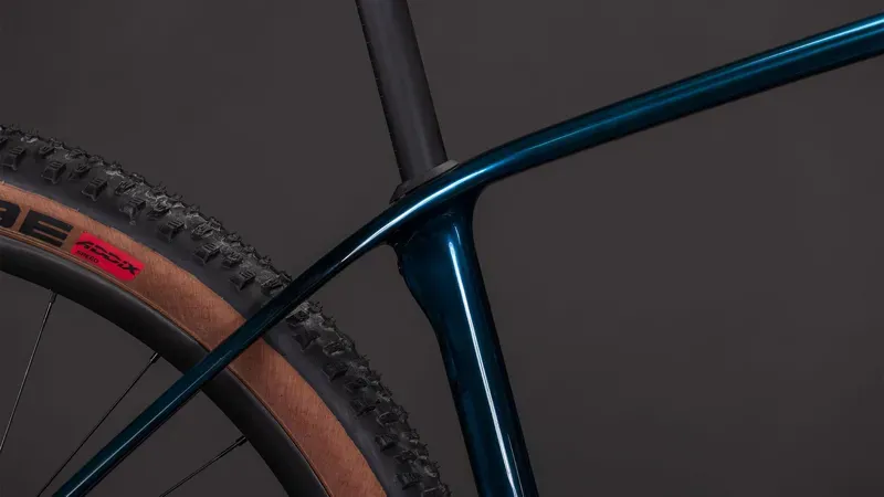 Cube Phenix C:68X Race Mountain Bike in Chrome Blue/Liquid Blue-6