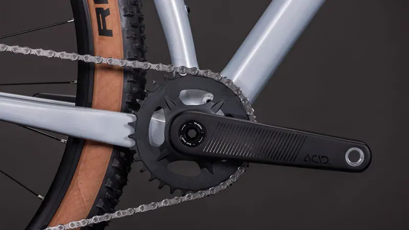 Cube Reaction C:62 Race Mountain Bike in Fog Grey/White-5