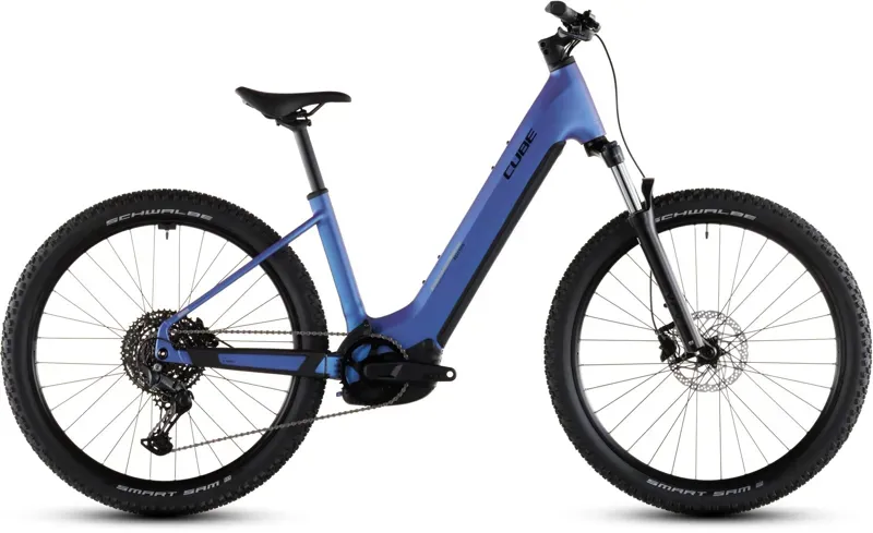 Cube Reaction Hybrid One 600 E-MTB in Blue Iris/Reflect-4