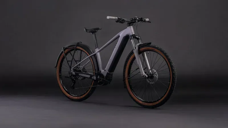 Cube Reaction Hybrid Performance 600 FE E-MTB In Plumgrey/Blac-1