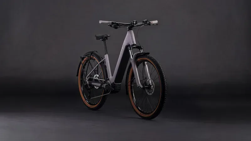 Cube Reaction Hybrid Performance 600 FE E-MTB In Plumgrey/Blac-3