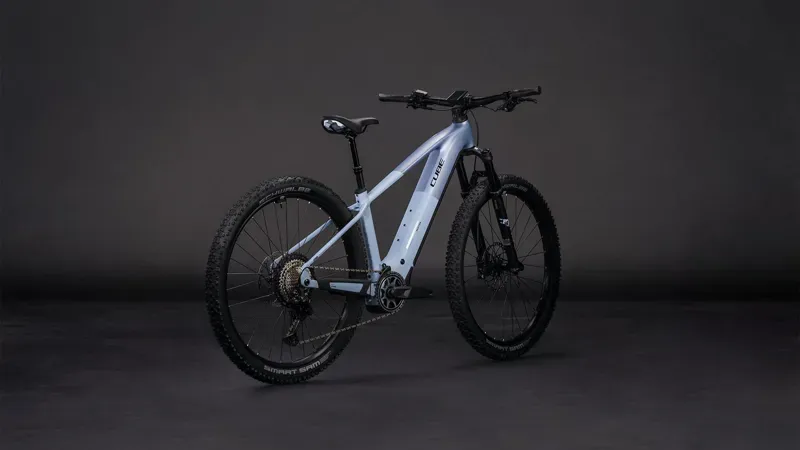 Cube Reaction Hybrid SLX 800 E-MTB in Gauze Grey/Ice Blue-1