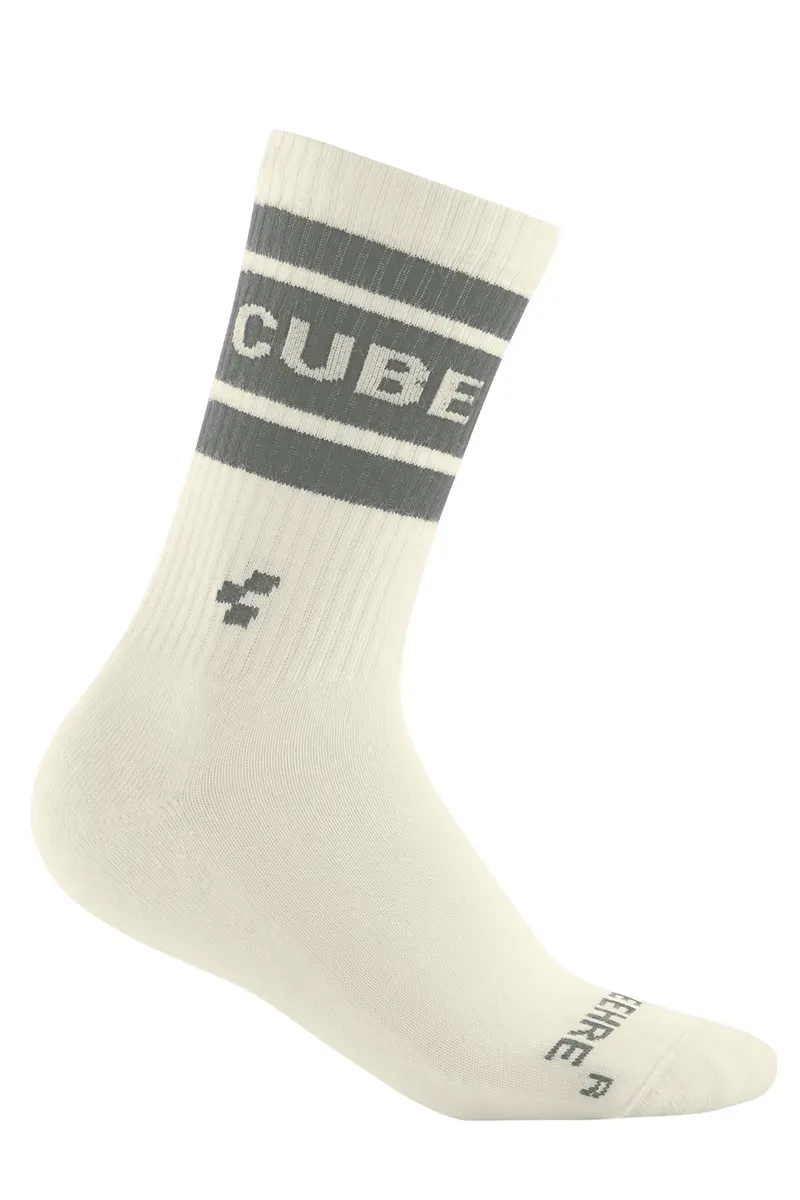 Cube Socks After Race High Cut in Natural White