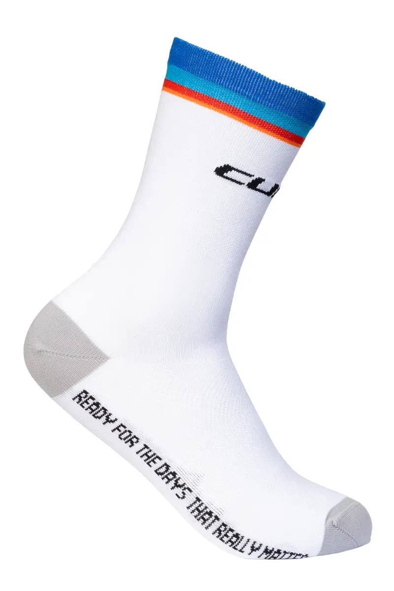 Cube Socks High Cut Road/XC Teamline in White