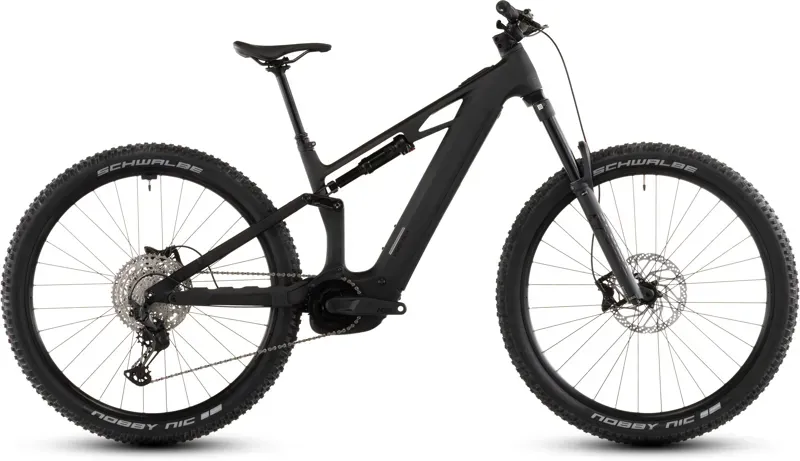 Cube Stereo Hybrid One44 HPC Race 800 E-MTB In Blackline