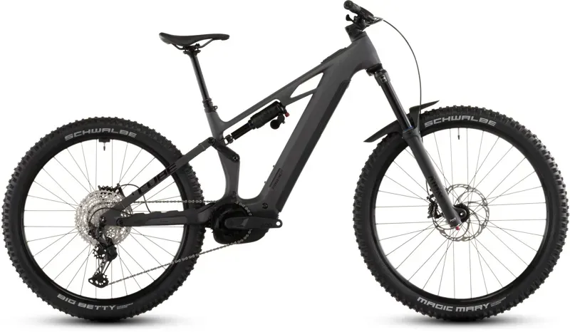 Cube Stereo Hybrid One77 HPC Race 800 E-MTB in Iron Grey/Black