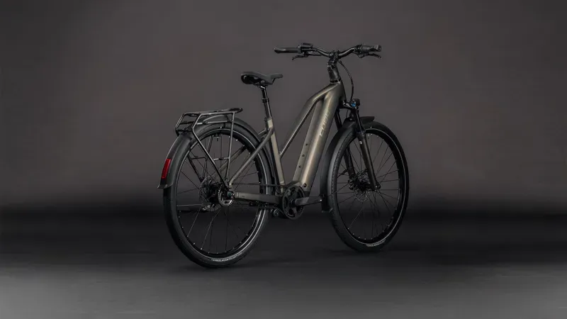Cube Touring Hybrid Comfort SLX 800 E-Hybrid Bike in Charcoal/Chrome-3