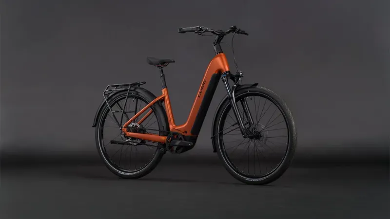 Cube Touring Hybrid Comfort SLX 800 E-Hybrid Bike in Chilli/Chrome-5