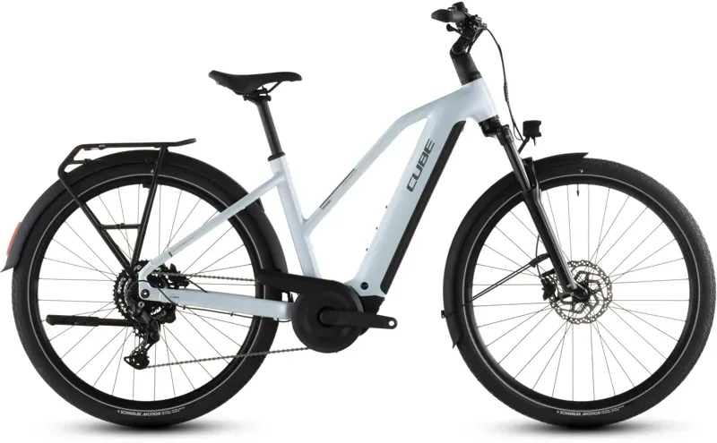 Cube Touring Hybrid One 600 E-Hybrid Bike in Glacier/Reflex-2