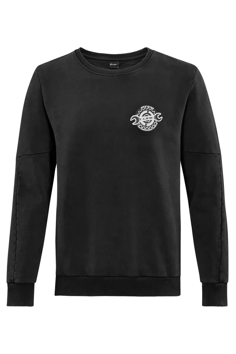 Cube Work Functional Sweater in Grey