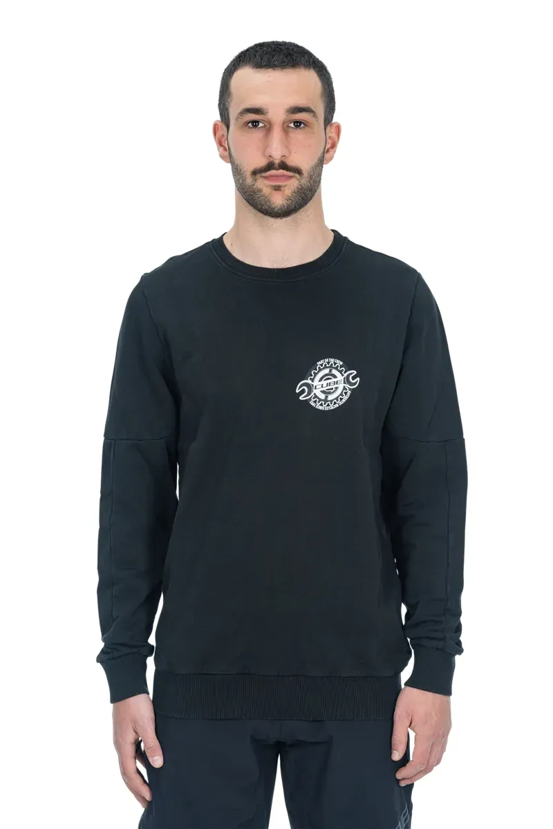 Cube Work Functional Sweater in Grey-2