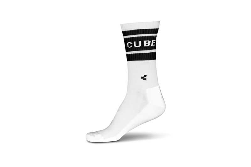 2019 Cube After Race High Cut Sock in White