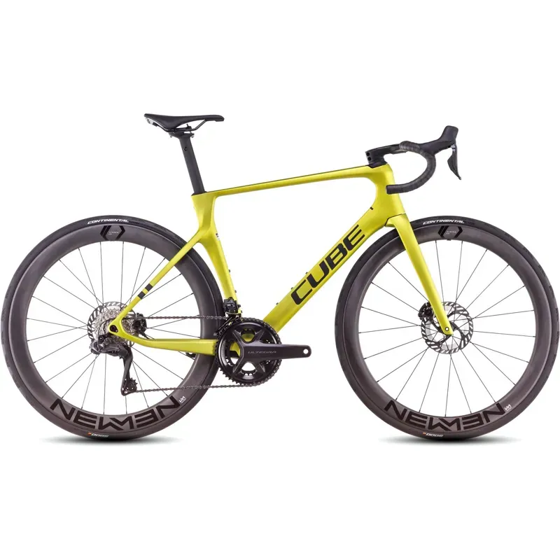 Cube Agree c:62 Race Road Bike in Flash Lime/Black