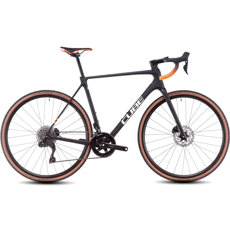 Cube Cross Race c:62 Pro Cyclocross Bike in Carbon/Orange