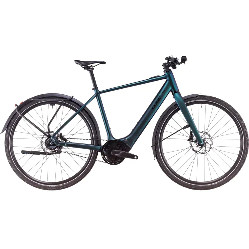 Cube Editor Hybrid SLT FE 400x Electric Hybrid Bike in Goblin/Glossy