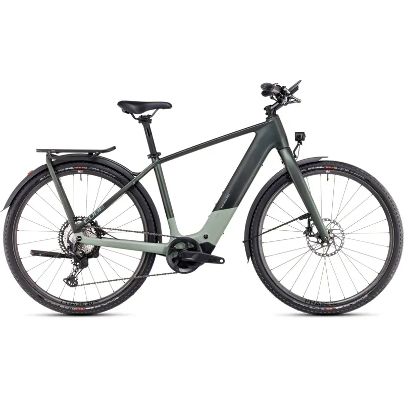 Cube Kathmandu Hybrid C:62 SLT 400X Hybrid Bike in Stellar/Origano Green