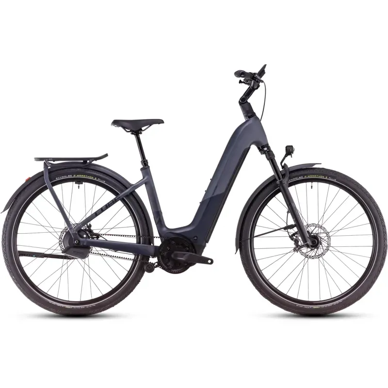 Cube Kathmandu Hybrid Comfort SLX 800 EE Electric Bike in Night Sky/Ink