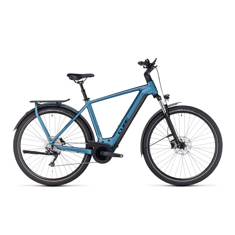 Cube Kathmandu Hybrid One 750 Trekking eBike in Blue/Black