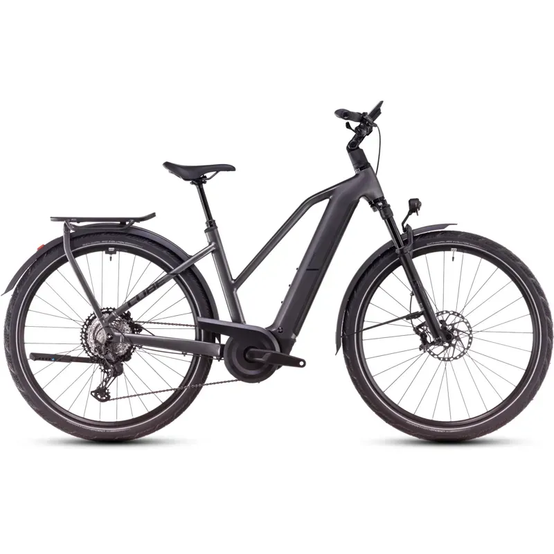 Cube Kathmandu Hybrid SLX Trapeze eHybrid Bike in Graphite/Black