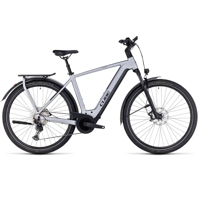 Cube Kathmandu Hybrid SLX 750 Trekking eBike in Polar Silver