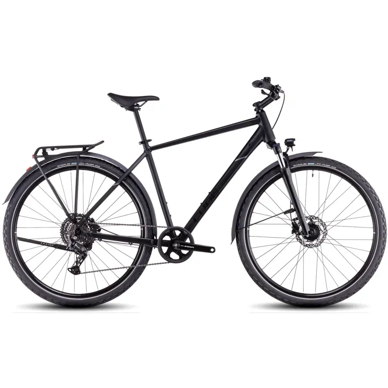 Cube Nature One Allroad Hybrid Bike in Black/Black