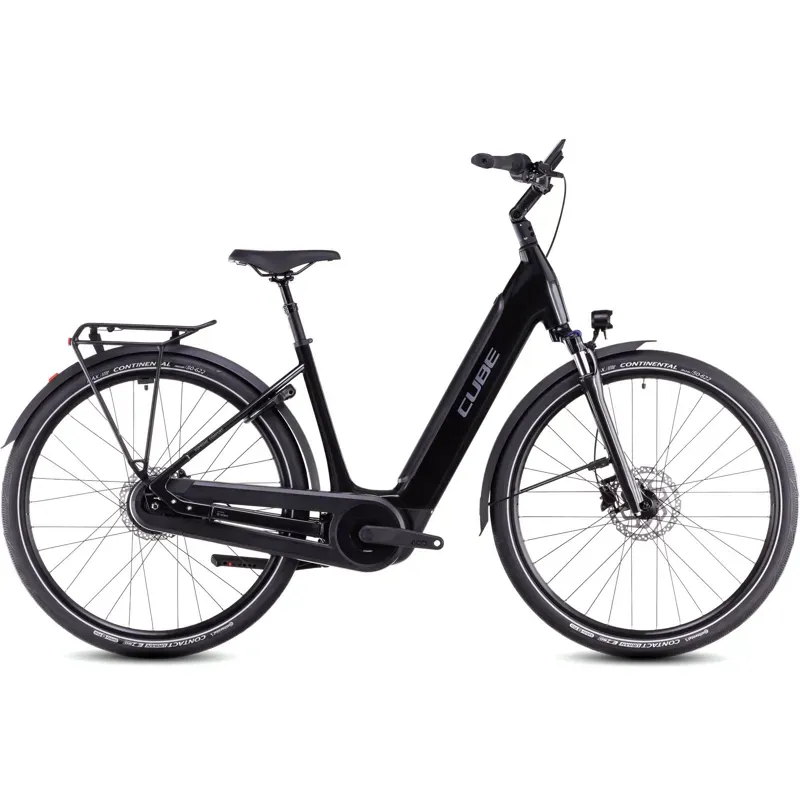 Cube Supreme Hybrid Comfort Pro 625 EE Electric Bike in Grey/Lunar