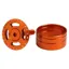 Deity Crosshair Headset Cap Kit in Orange