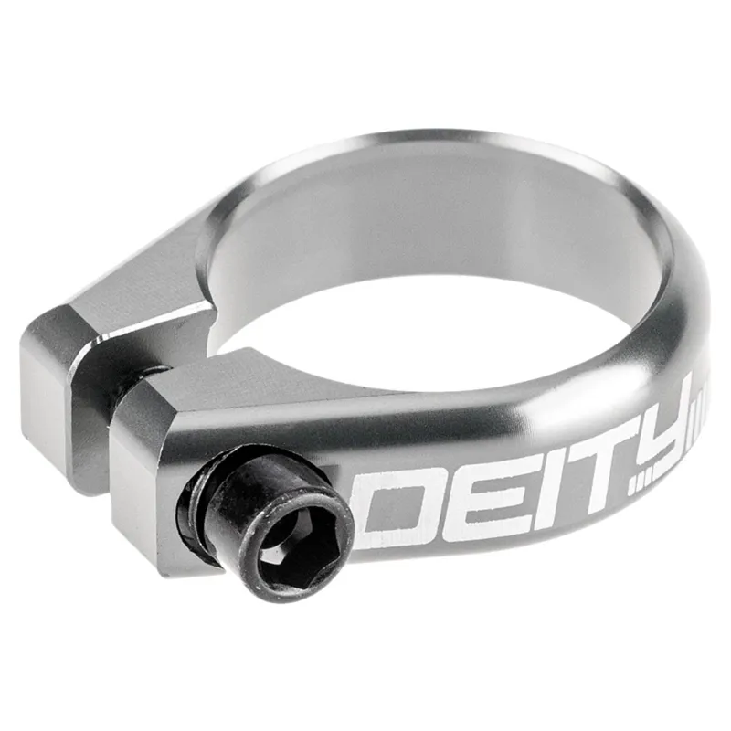 Deity Circuit Seatpost Clamp in Silver