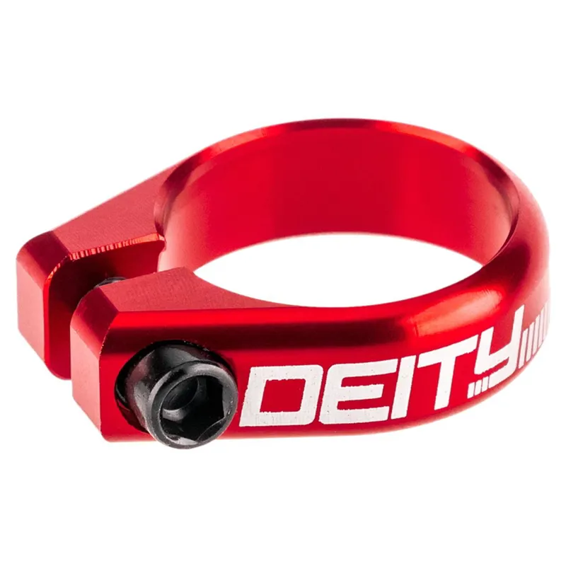 Deity Circuit Seatpost Clamp in Red