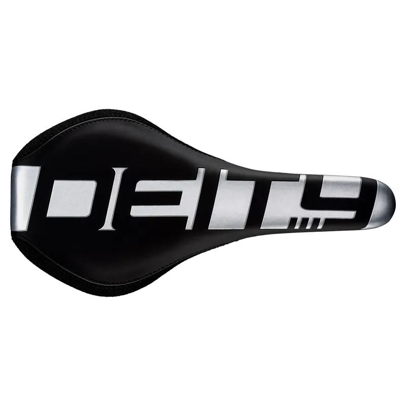 Deity Speedtrap Am Crmo Saddle in Black/Silver
