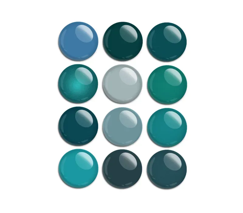 Cube Blue Matt 30ml Touch Up Pen Set - 2321