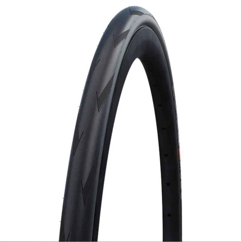 Schwalbe Pro One Evo Folding Road Bike Tyre - Tube Type - Black - 700c