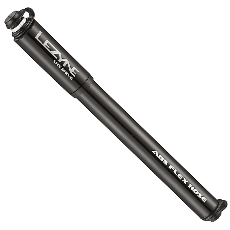 Lezyne Lite Drive Frame Mounted Hand Bicycle Pump 180mm 216mm Silver or Black