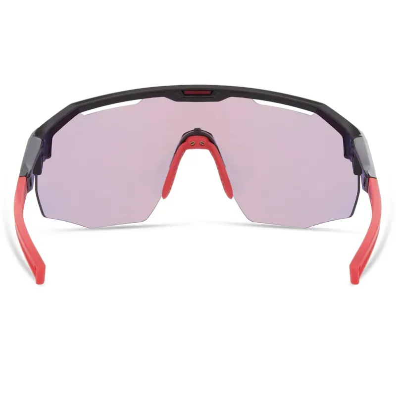 Madison Cipher Pink Rose Mirror Lens Sunglasses in Black-2
