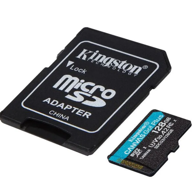  Kingston Canvas Go Plus Black 128gb Memory Card