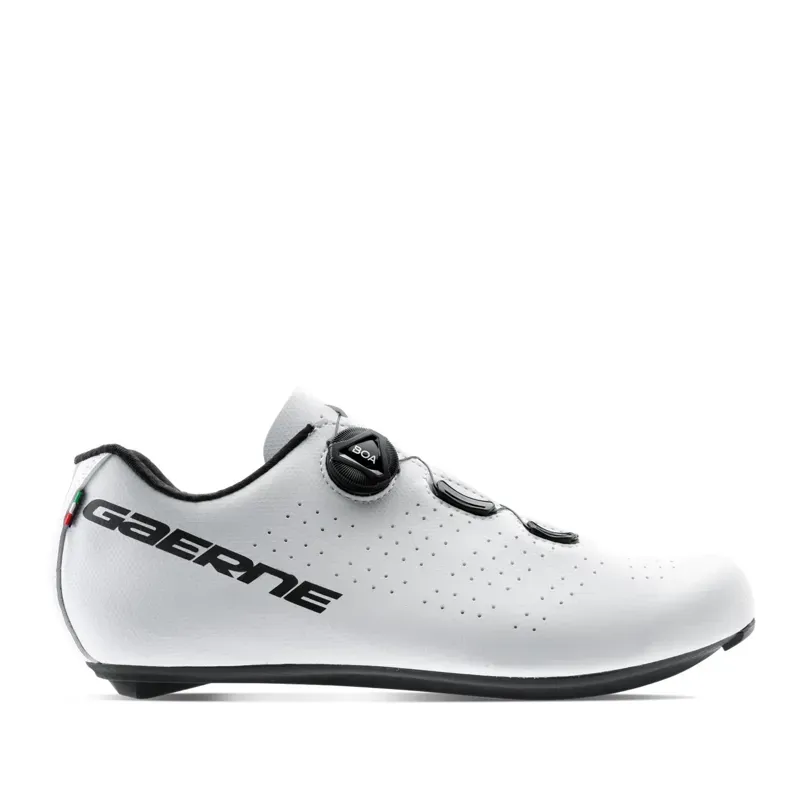 Gaerne Sprint Road Cycling Shoes 2025: MATT WHITE