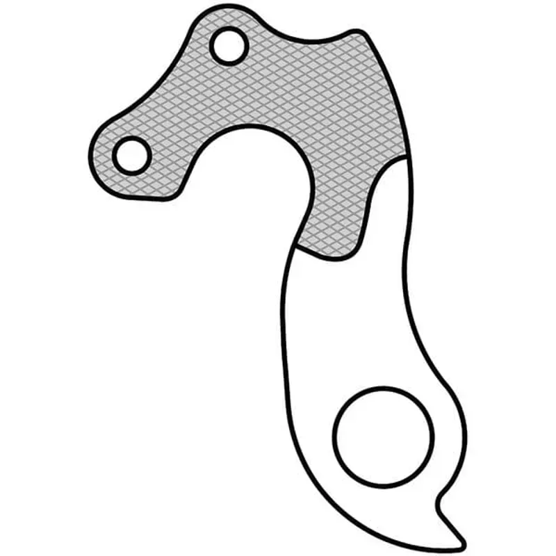 M Part Various Bike Brand Gear Hanger in Silver-3