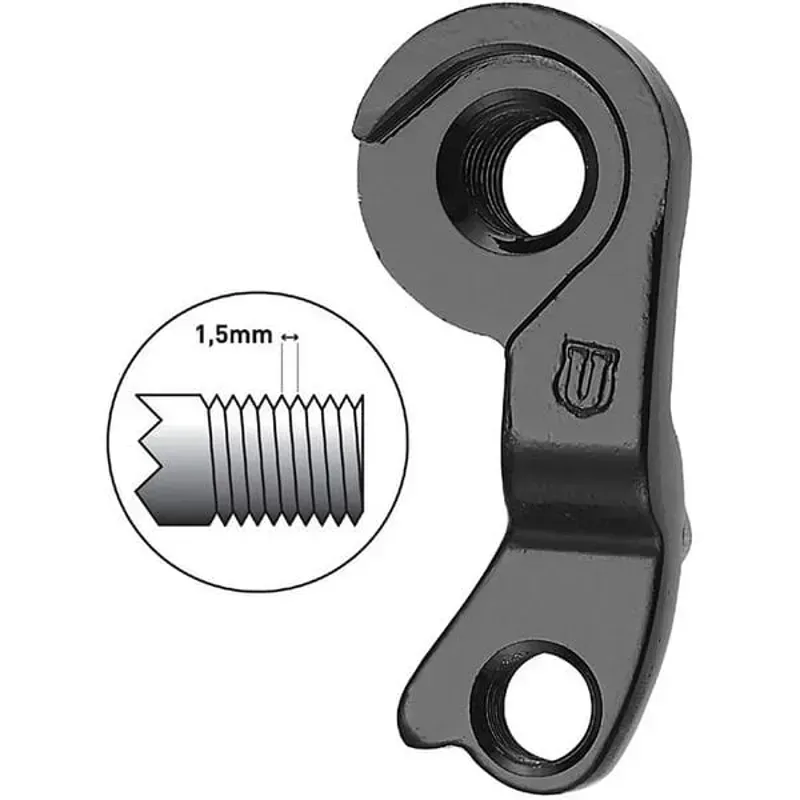 M Part Bulls Direct Mount M12 1.5 Gear Hanger in Black