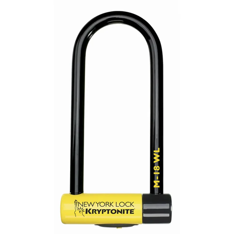 Kryptonite New York M18 U-Lock Diamond Secure Black and Yellow 