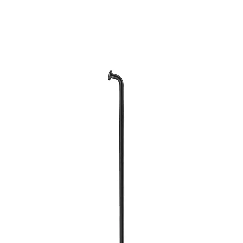 Sapim Leader Black J-Bend Cut/Threaded Spoke - 128mm