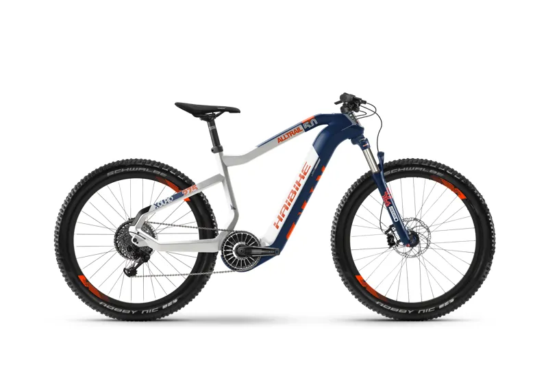 Haibike Xduro Alltrail 5.0 Mens Electric Mountain Bike in White