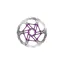 Hope Floating Disc 220mm 6-Bolt Float Rotor in Purple