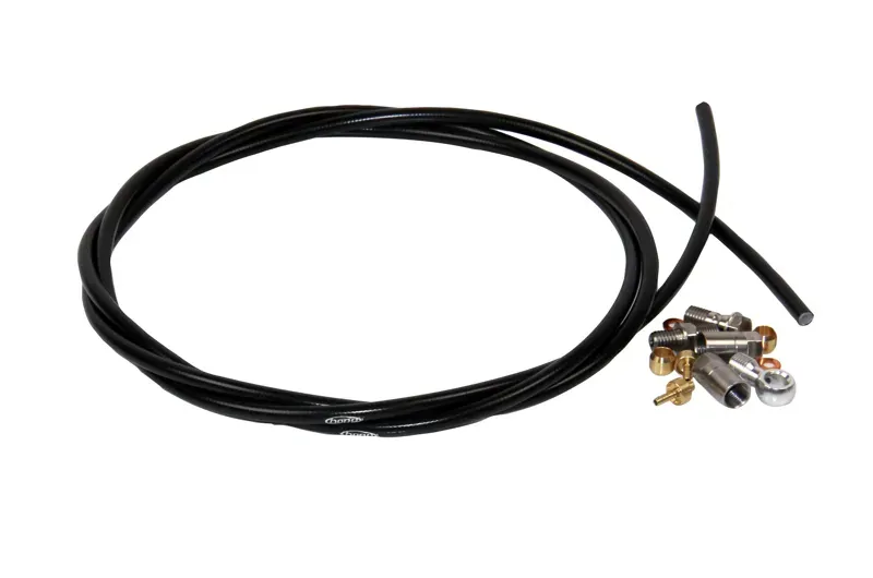 Hope 5mm Hose with 90-deg. and Straight Connectors in Black