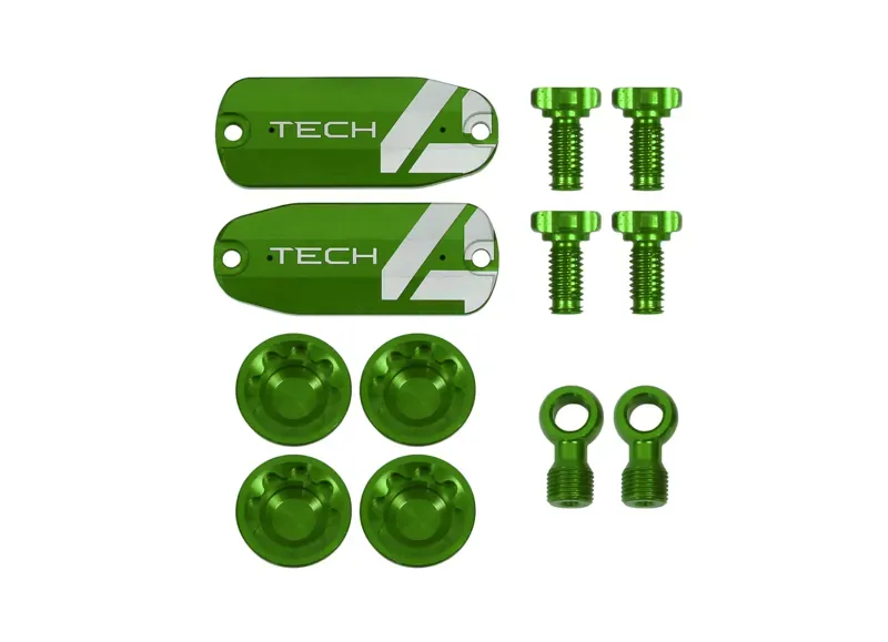 TECH 4 E4 Brake CUSTOM KIT - PAIR - Green-1