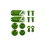 Tech 4 v4 Brake Custom Kit - Pair - Green
