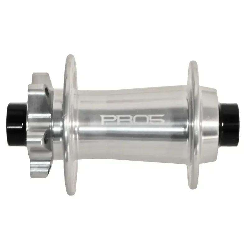 Hope Pro 5 110x28-hole Disc Front 15mm T-A Hub in Silver